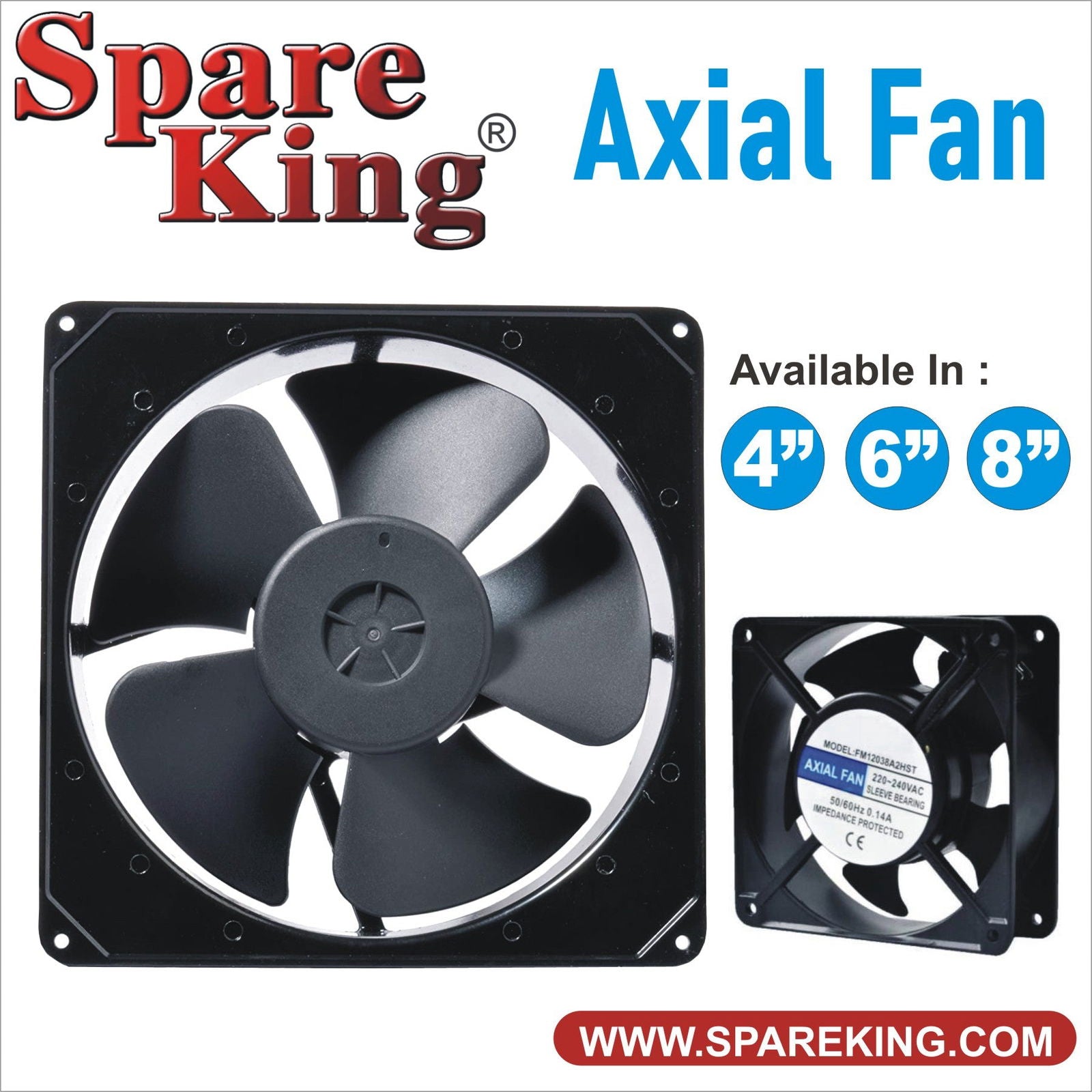 Axil Exhaust Fan - Spare King