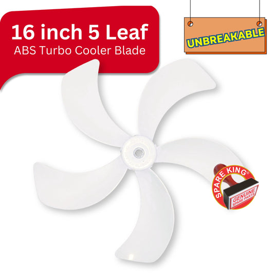 16 inch 5 Leaf Turbo UNBREAKABLE Cooler Blade - 16x5