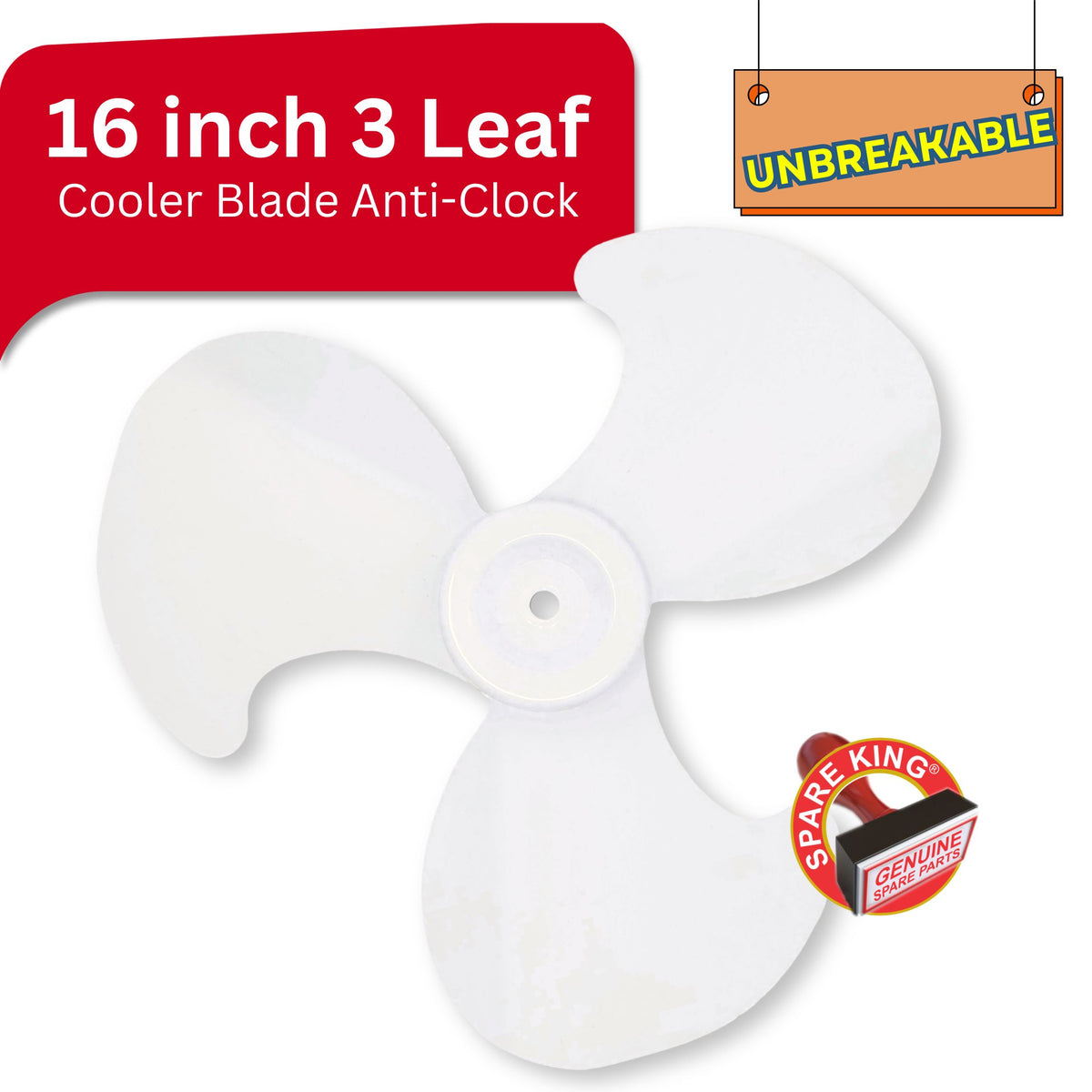 16x3 Anti-Clock UNBREAKABLE Cooler Blade