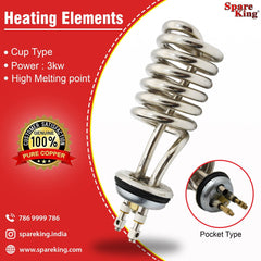 Cup Type Heating Element - Spare King