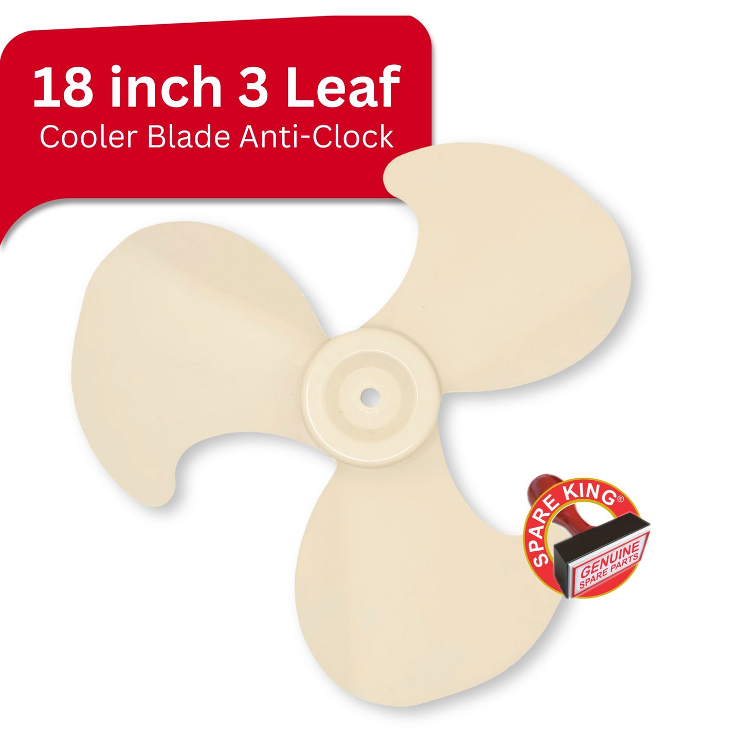 18 inch 3 Leaf Anti-Clock Blade - 18x3